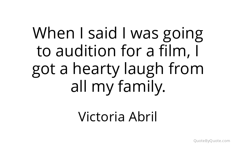 Preview image for this quote by Victoria Abril