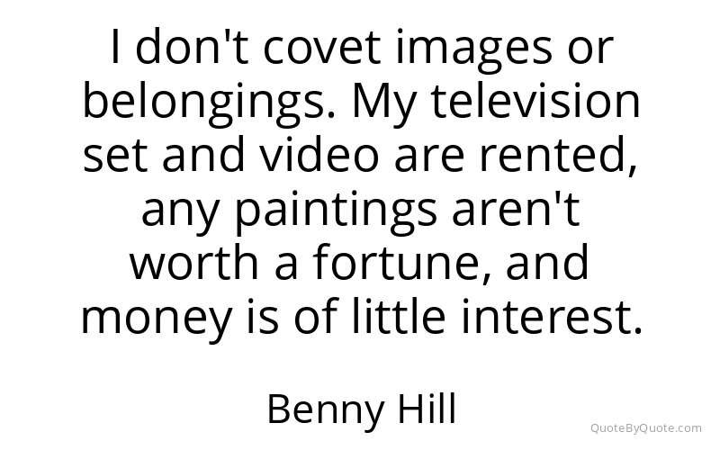 Preview image for this quote by Benny Hill