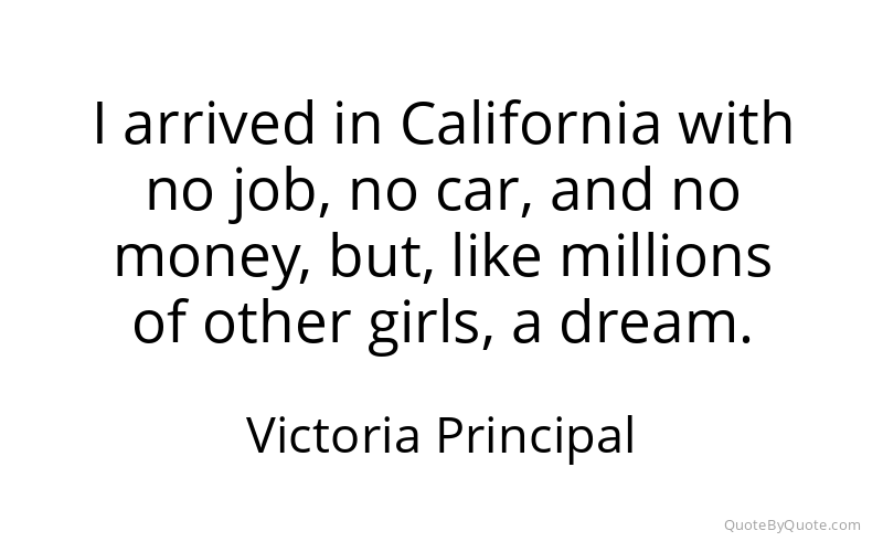 Preview image for this quote by Victoria Principal