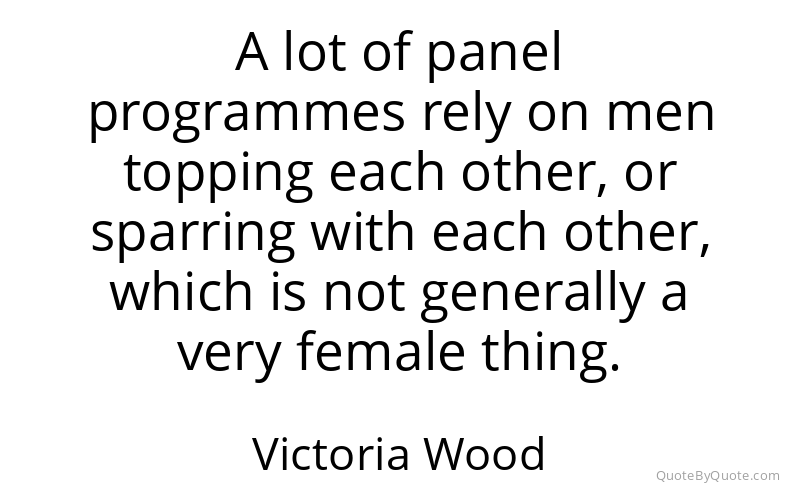 Preview image for this quote by Victoria Wood