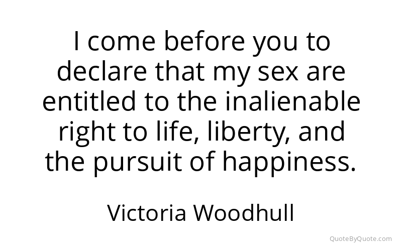 Preview image for this quote by Victoria Woodhull