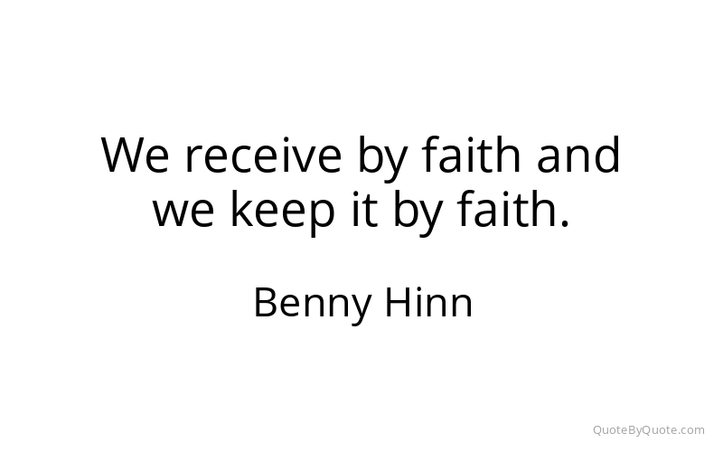 Preview image for this quote by Benny Hinn