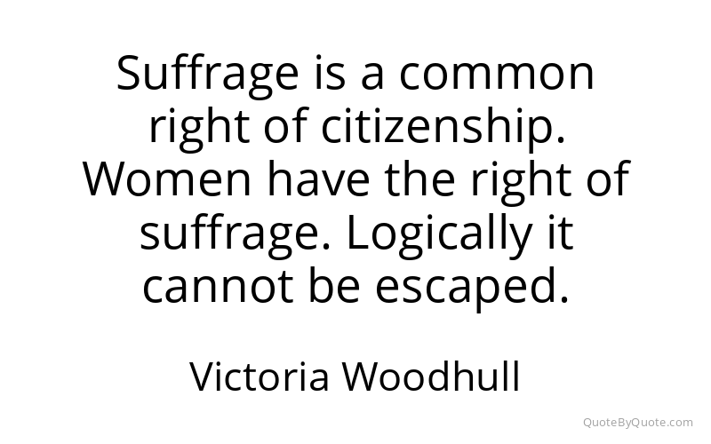Preview image for this quote by Victoria Woodhull