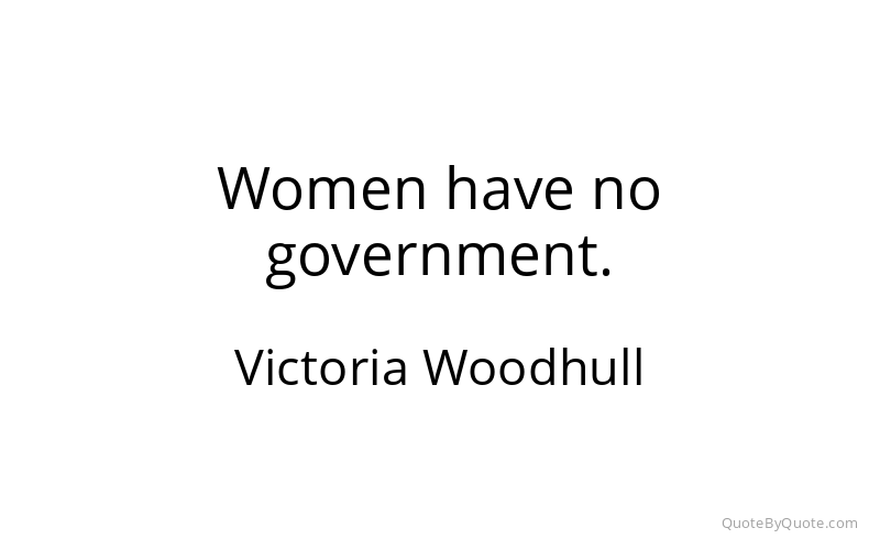 Preview image for this quote by Victoria Woodhull