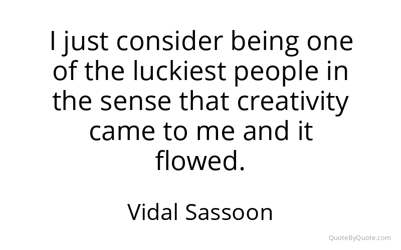 Preview image for this quote by Vidal Sassoon