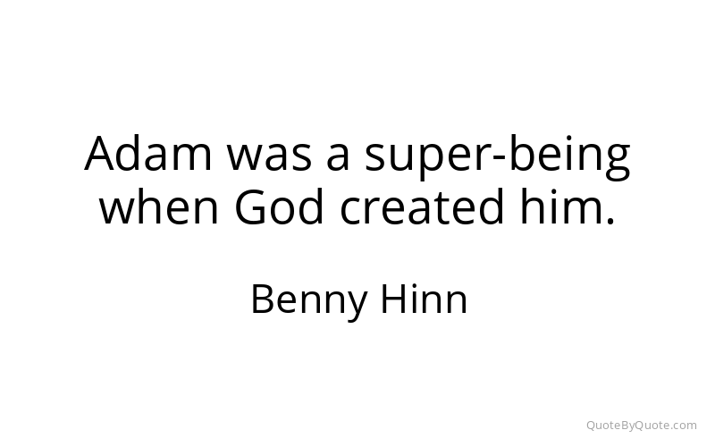 Preview image for this quote by Benny Hinn