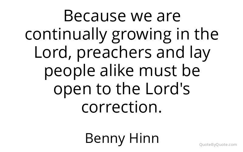 Preview image for this quote by Benny Hinn