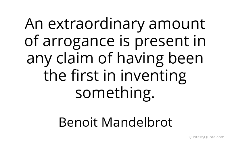 Preview image for this quote by Benoit Mandelbrot