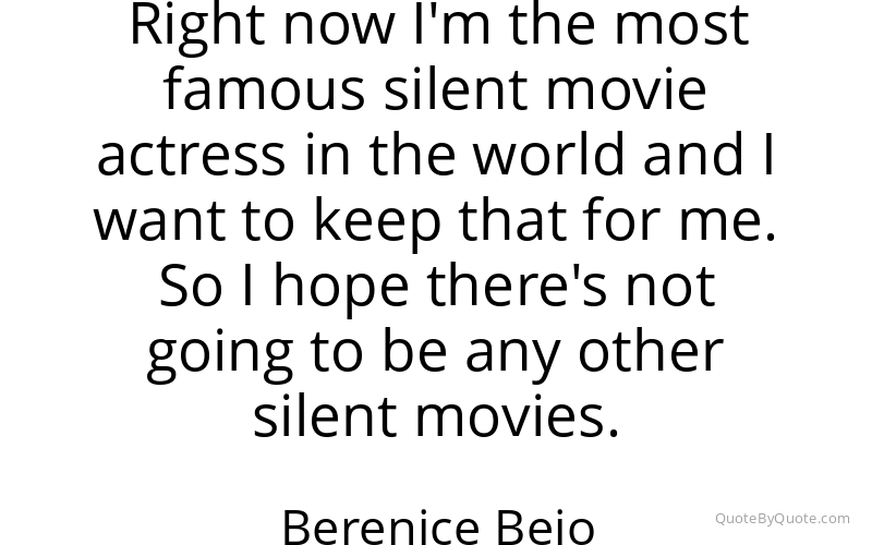 Preview image for this quote by Berenice Bejo