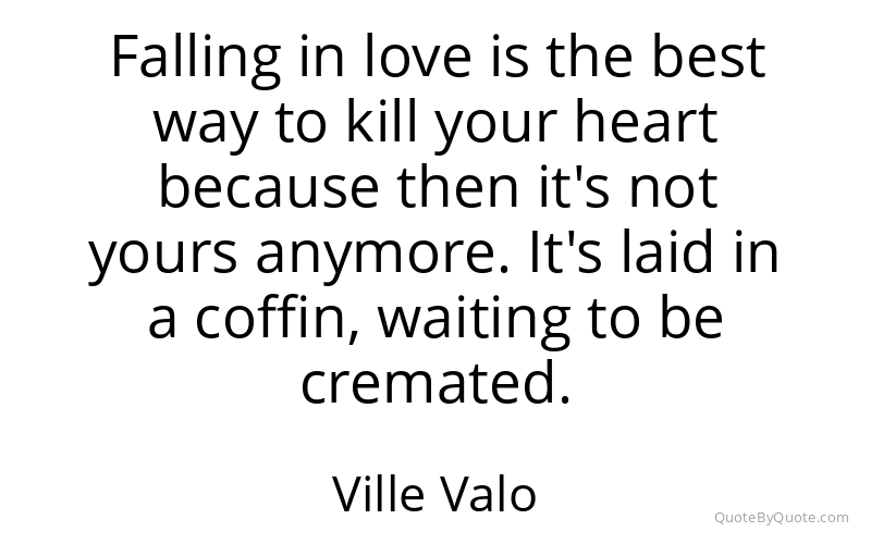 Preview image for this quote by Ville Valo