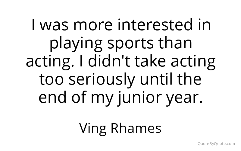 Preview image for this quote by Ving Rhames