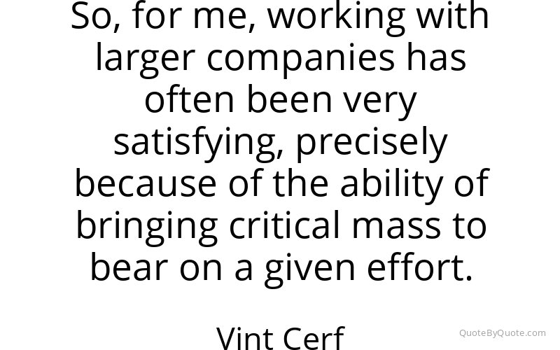 Preview image for this quote by Vint Cerf