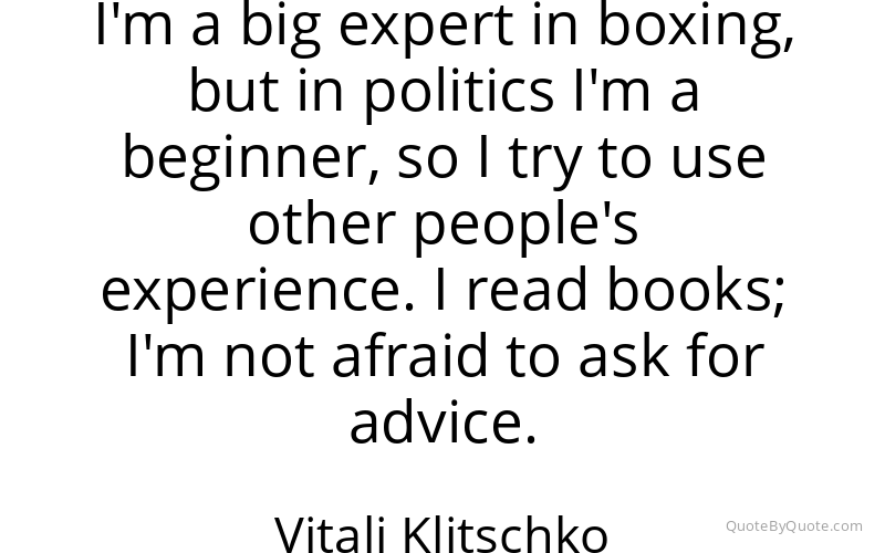 Preview image for this quote by Vitali Klitschko