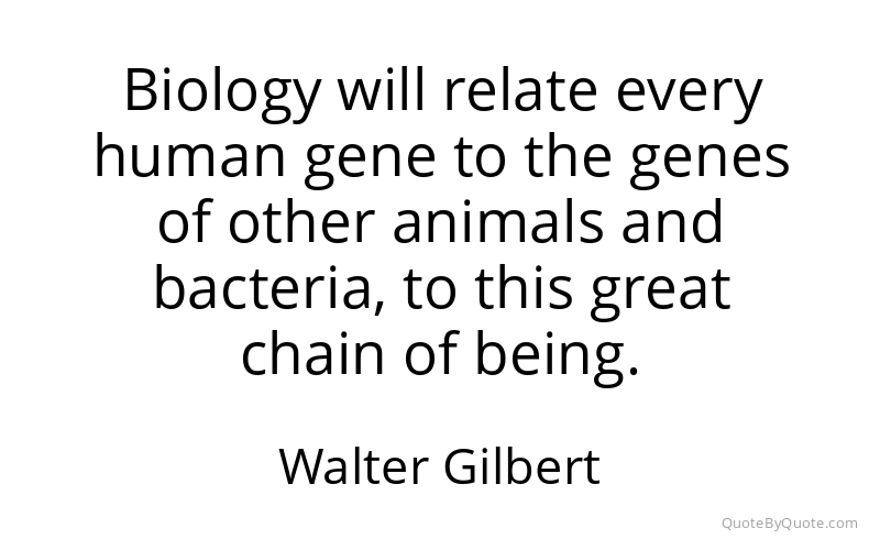 Preview image for this quote by Walter Gilbert