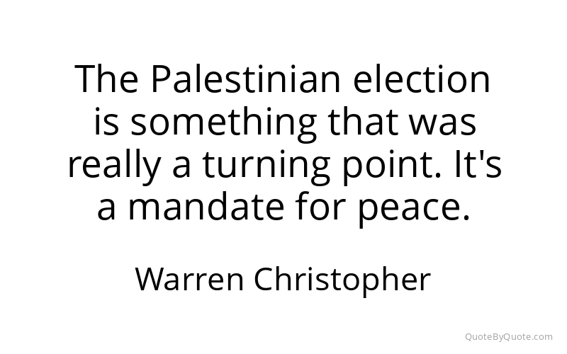 Preview image for this quote by Warren Christopher