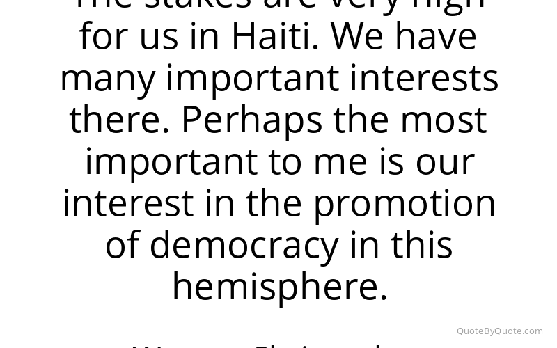 Preview image for this quote by Warren Christopher