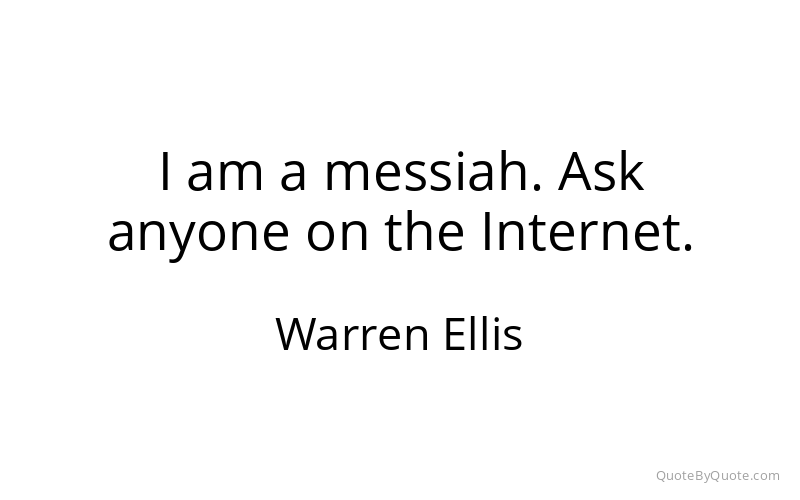 Preview image for this quote by Warren Ellis