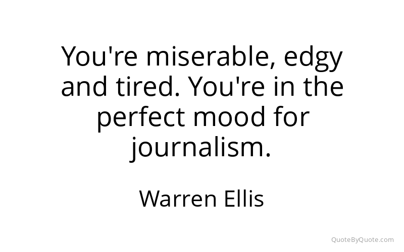 Preview image for this quote by Warren Ellis
