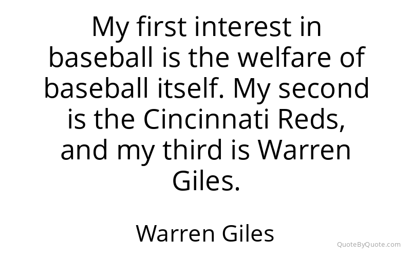 Preview image for this quote by Warren Giles