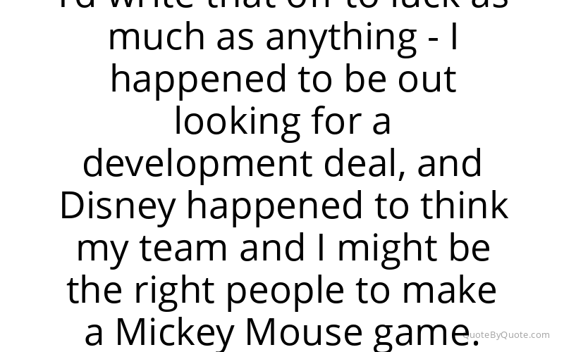 Preview image for this quote by Warren Spector