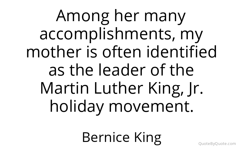 Preview image for this quote by Bernice King