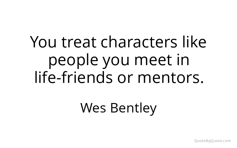 Preview image for this quote by Wes Bentley
