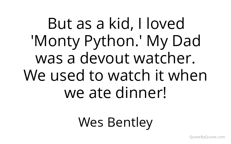 Preview image for this quote by Wes Bentley