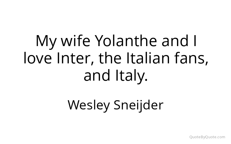 Preview image for this quote by Wesley Sneijder
