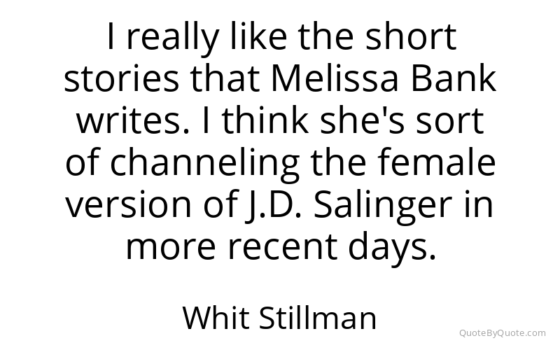 Preview image for this quote by Whit Stillman