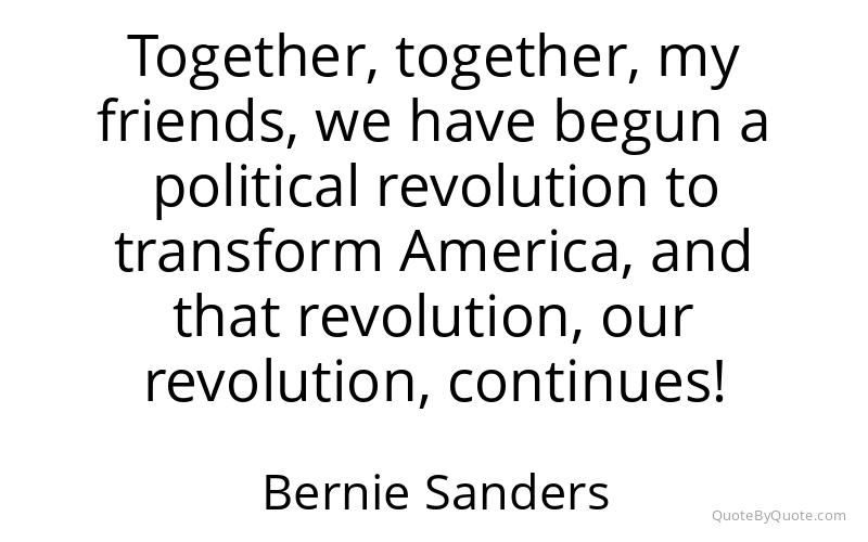 Preview image for this quote by Bernie Sanders