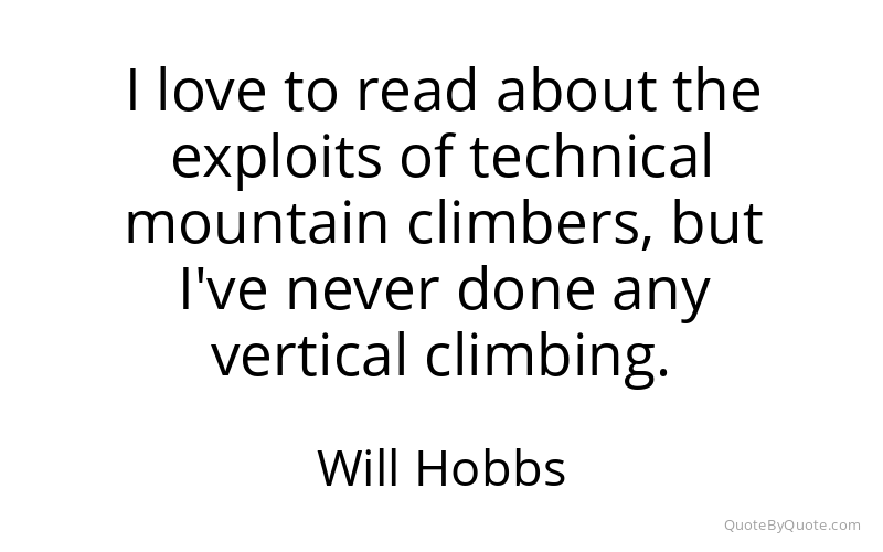 Preview image for this quote by Will Hobbs