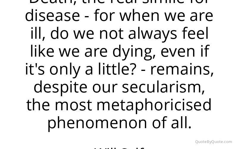 Preview image for this quote by Will Self