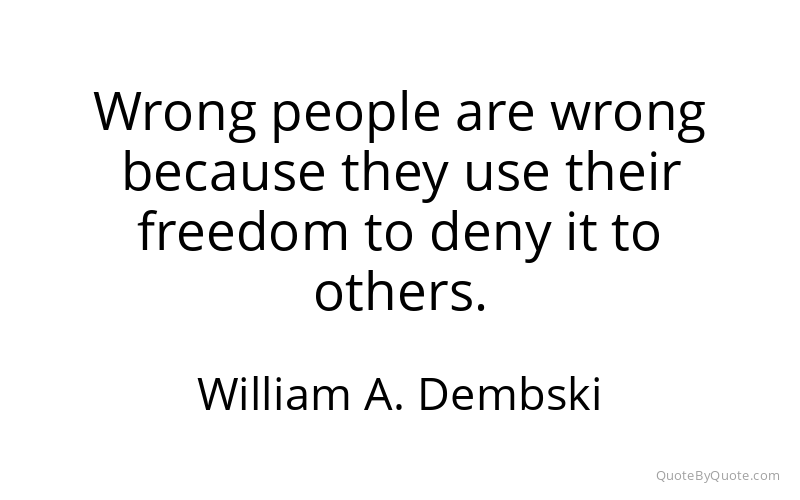 Preview image for this quote by William A. Dembski