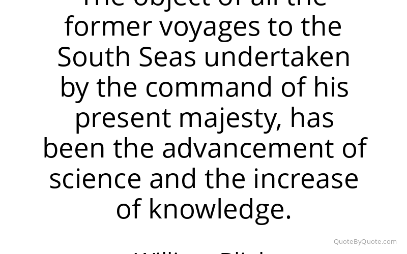 Preview image for this quote by William Bligh