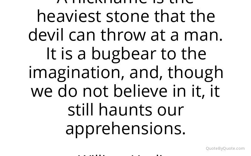 Preview image for this quote by William Hazlitt