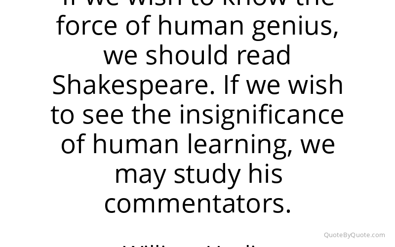 Preview image for this quote by William Hazlitt
