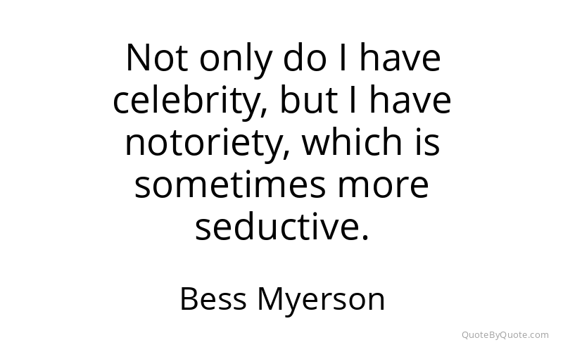 Preview image for this quote by Bess Myerson