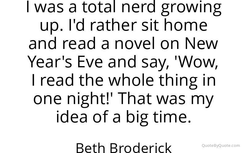 Preview image for this quote by Beth Broderick