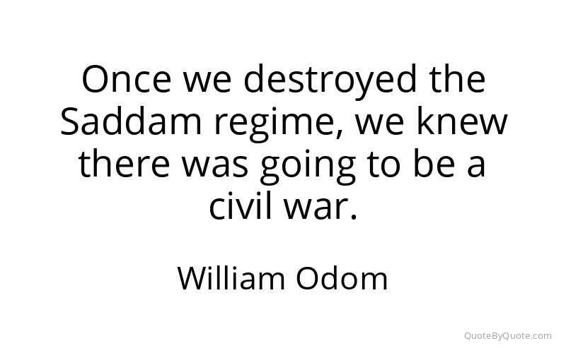 Preview image for this quote by William Odom