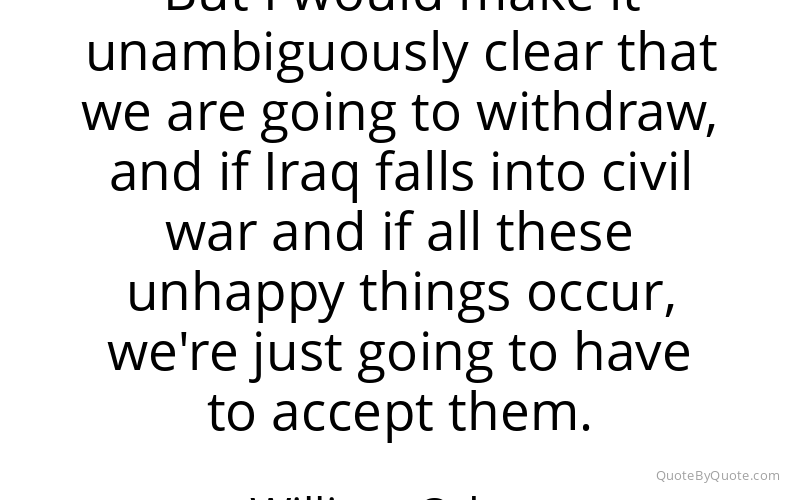 Preview image for this quote by William Odom