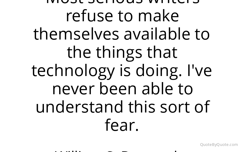 Preview image for this quote by William S. Burroughs