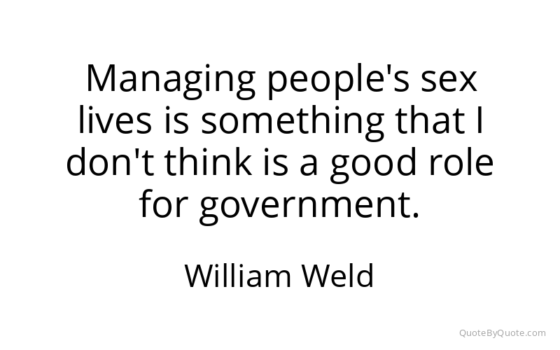Preview image for this quote by William Weld