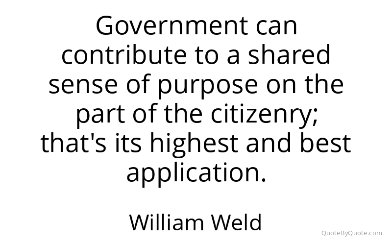 Preview image for this quote by William Weld