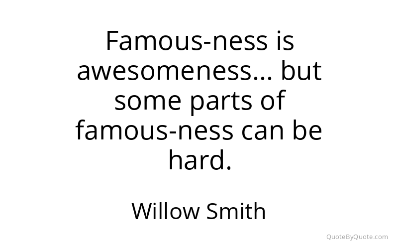 Preview image for this quote by Willow Smith