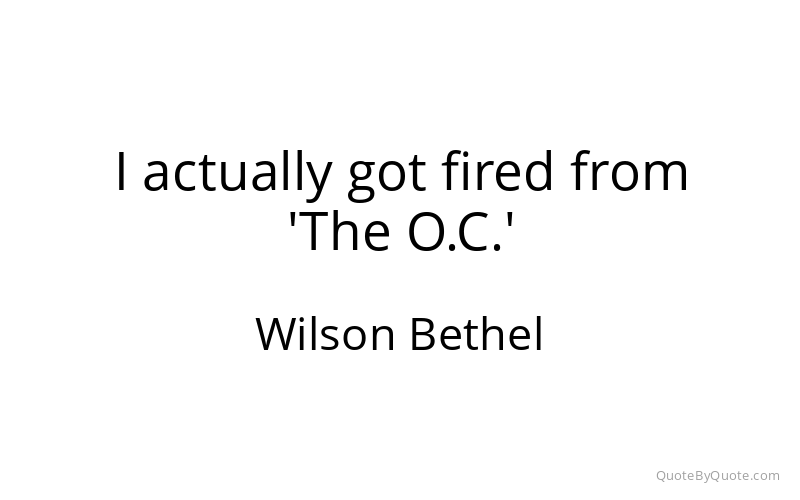 Preview image for this quote by Wilson Bethel