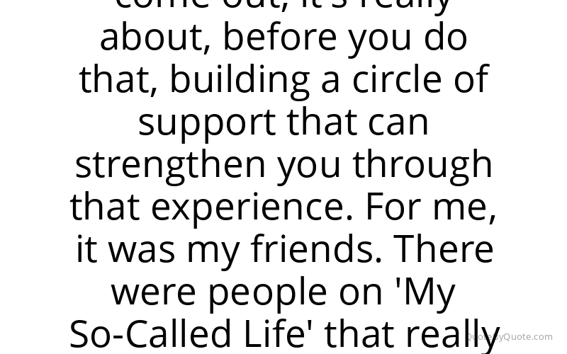 Preview image for this quote by Wilson Cruz