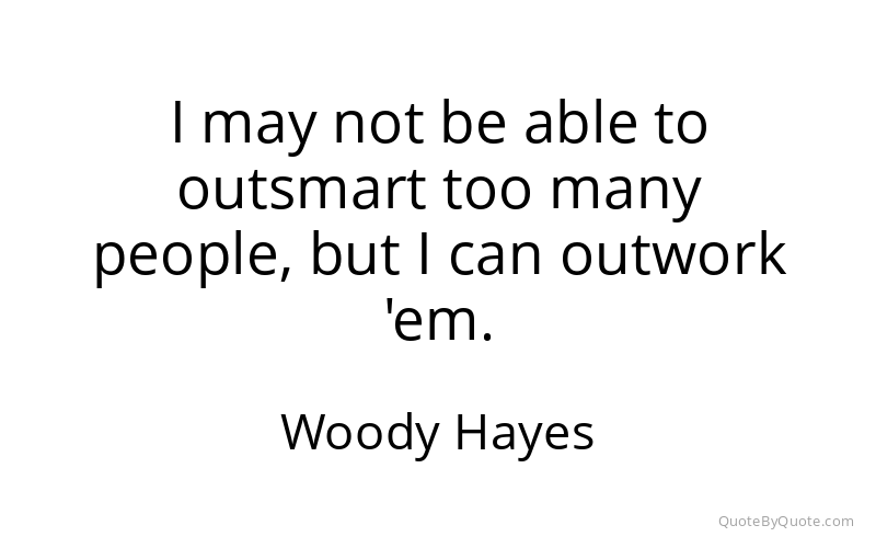 Preview image for this quote by Woody Hayes