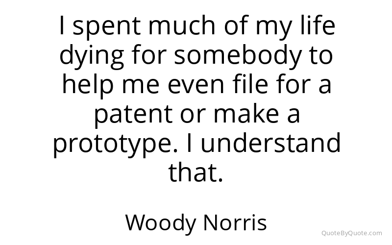 Preview image for this quote by Woody Norris