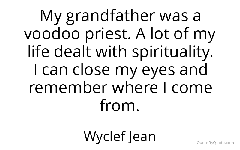 Preview image for this quote by Wyclef Jean