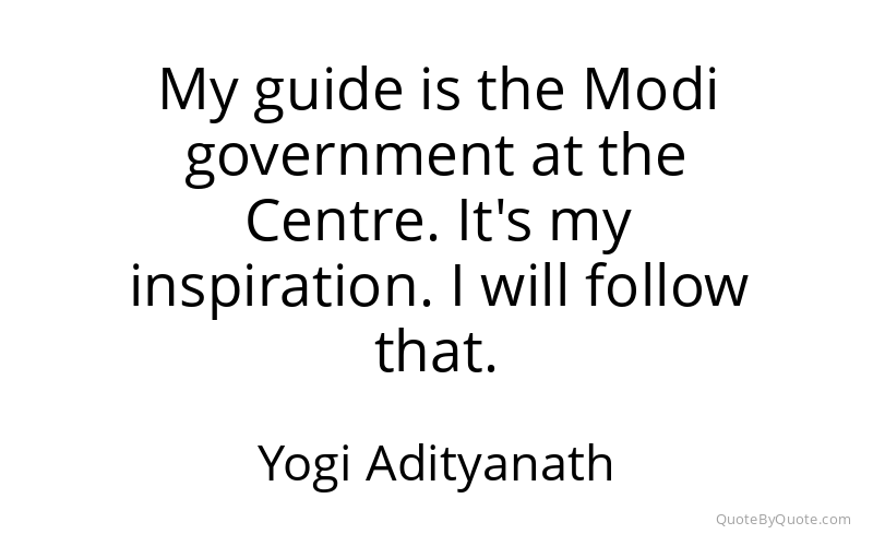 Preview image for this quote by Yogi Adityanath